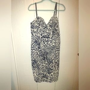 Print bodycon dress